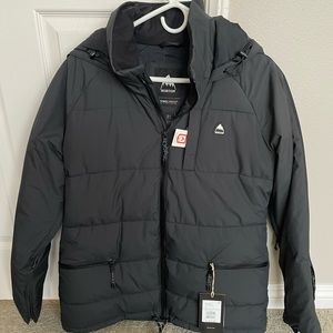 Black Burton black ski jacket